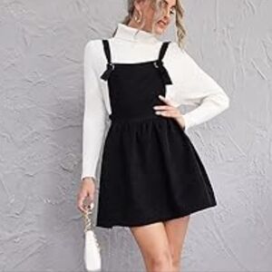 Elegant Black Midi Dress